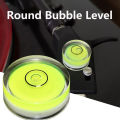 Precision Circular Mini Spirit Level Set Meter Bubble Inclinometer Green Bullseye Cameras Measure Tools Horizontal Ruler.