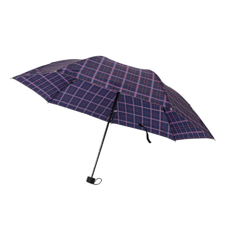 10%20yuan%20store%20distribution%20source%207%20bone%20lattice%20trifold%20umbrella%20men's%20ladies%20travel%20lattice%20umbrella%20folding%20umbrella%20wholesale%20-%20Image%205