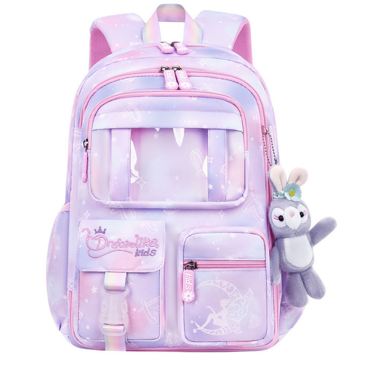 New%20School%20Bag%20for%20Girls%2013%20to%206th%20Grade%20Girls%20Junior%20High%20School%20Girls%20Light%20Children's%20Backpack%20for%20Ages%20-%20Image%205