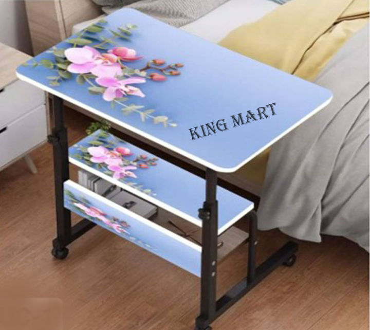 Laptop Table Double Layer Adjustable Reading Table (Moveable & Height ...