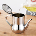 Stainless Steel Oil Strainer Pot Container Jug Storage with filter Cooking Oil Pot 550 ml, tea pot, oil container, tea container, filtering oil pot.. 