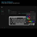 GamaKay LK67 Wired Bluetooth 2.4GHz Triple Mode Keyboard Customized Kit RGB Hot Swappable 65% Programmable Keyboard Kit PCB Mounting Plate Case with Rotate Button. 