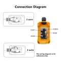 12V DC Up Down Control Switch Waterproof Button Hydraulic Pump Power Acting Lift Unloading Truck. 