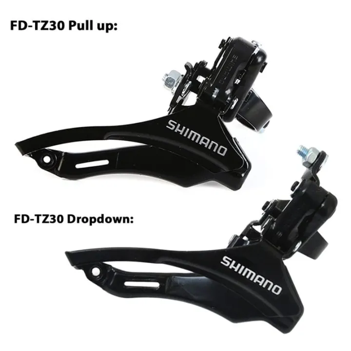 Shimano%20FD-TZ30%206/7%20Speed%20Bicycle%20Front%20Derailleur%20Bike%20Parts%2031.8mm%20Top/Down%20Pull%20Front%20Derailleur%20-%20Image%204