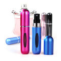 1 Pcs pocket sized small aluminum perfume spray bottle makeup portable travel atomizer perfume bottle spray 5ml. 