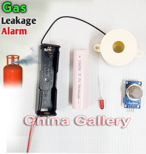 Gas Leakage Alarom Sensor for Schoo and college Project 3.7v  Rechargeable battery=1 pcs 3.7v Battery Case=1pcs, Mq4 Gas Sensor=1pcs, Led light =1pcs, Active Buzzer=1pcs, Total 5pcs