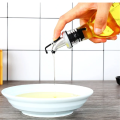 500ml Glass Oil Dispenser Bottle for Kitchen Stainless Steel Leak-Proof Cork Transparent Oil Pourer and Holder.