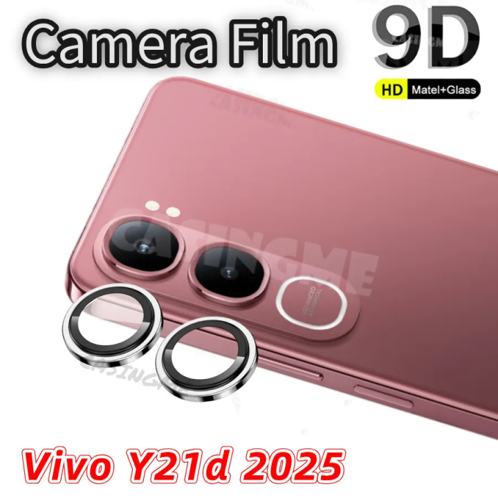 For Vivo Y21D Camera Protector WSKEN Metal Ring Tempered Glass Camera Lens Protector 100% Original