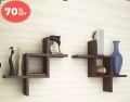 Refined Taste - Premium Quality Wall Shelf | Wall Rack | Storage Shelves | Unique Design by Furniture Express - Durabilty Assured. 