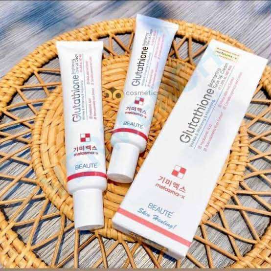 glutathione kem Whitening Tone-Up Cream, It's gives instant brightness while deeply caring for your skin ,  Enriched with **Glutathione** for visible brightening,  **Hyaluronic Acid** for deep It gives your skin a totally natural glow up thats perfect for those suffering from pigmented skin and large INCUGEN Cindeltox White Cream 50ml