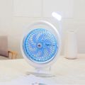 Lithium rechargeable mini table air cooling fan with LED light MOCHO JR-2018.