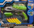SPACE SOFT TOY ULTRA LONG RANGE Competition Soft Nerf G.un Space G.un Bundle WithNerf Bullets  Eva Soft Target Set Toys For Kids forenojoyong the game. 