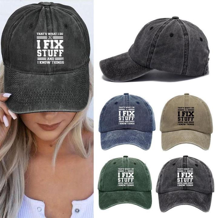 1PC Baseball Cap
Women Cap
I Fix Stuff And I Know Things
Hat
Men
Women
Cap
Funny
New
1PC