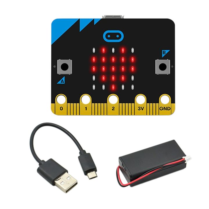 V1.5 Development Board Smart Car Kit/Qtruck/Python Education BBC Microbit Programmable Robot for DIY