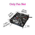 80mm / 3 inch Silver Metal Computer Fans Grill Cover Fan Protection Net Grille for Pc Case Cooling Fan.