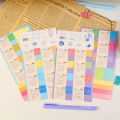 1/2 Set Calendar Index Sticker Month Stickers Tabs Planner Adults 2024 Adhesive Bookmark Date Planners. 