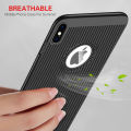 Ultra Thin Heat Dissipation Back Cover For iPhone 7 Plus Hollow Breathable Micro Matte Hard PC Super Slim Phone Case.