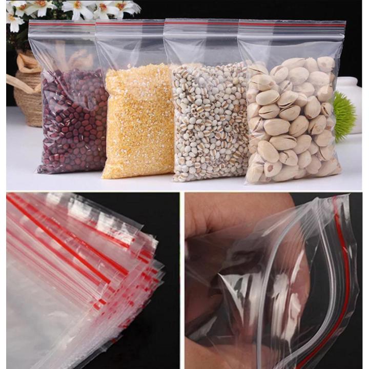 জিপার পলি ব্যাগ (8 "x 10")- 50 পিস - poly bag