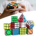 【Serendipity party】Cube Magic 2x2 5x5 Pyramid 223 233 SQ1 Skew Puzzle Rice Dumling Carbon Fiber Speed Cubo Magico Toys for Children.