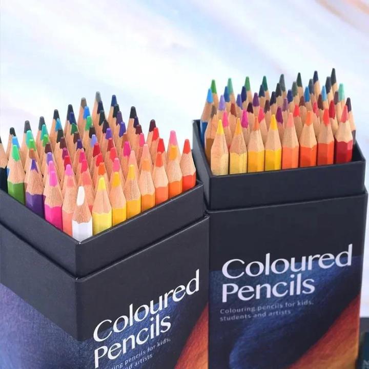 Professional 12/18 Colors Oily Colored Pencils Hexagon Wooden Handle Set Artist Painting Drawing Sketch Art Design