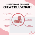 Glutathione Gummies 60 Pcs, Gen.Cell, Skin Brightening & Lightening also great for Hair, Nail & Bone Health. 