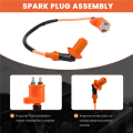 Motorcycle Racing Ignition Coil Spark Plug CDI for GY6 4-Stroke Moped.