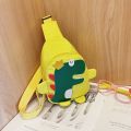 2021 New Children's Bag Backpack Dinosaur Boys and Girls Cute Princess Baby Fashion Chest Bag Cross-body. 
