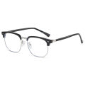 Literary style myopia glasses anti-blue light men's student ultralight spring comfortable half-rim glasses frames women's wholesale. 