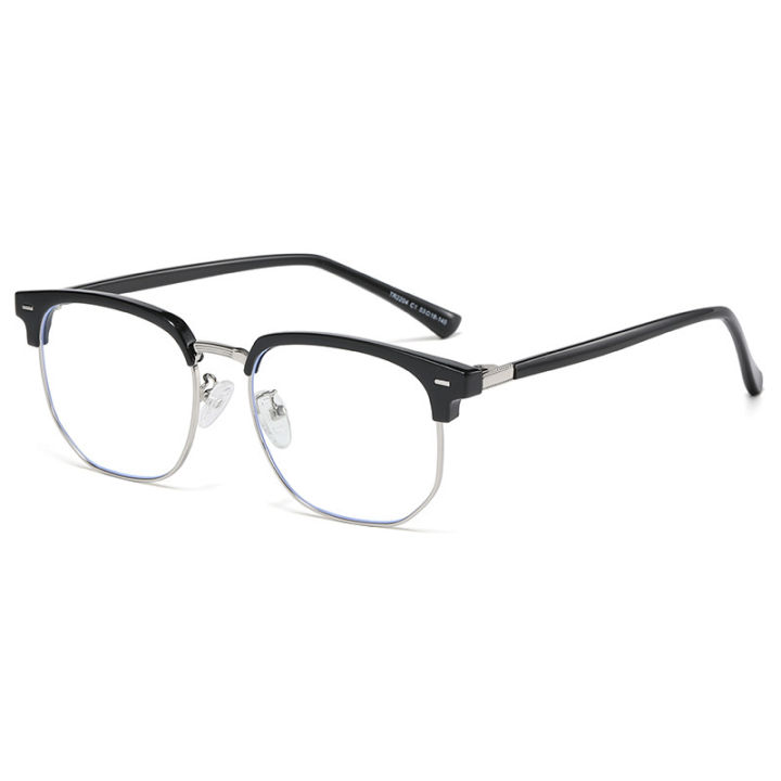 Literary%20style%20myopia%20glasses%20anti-blue%20light%20men's%20student%20ultralight%20spring%20comfortable%20half-rim%20glasses%20frames%20women's%20wholesale%20-%20Image%205