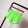 Women’s home leisure pure Color Fashion Yoga beach candy color sports shorts A46. 