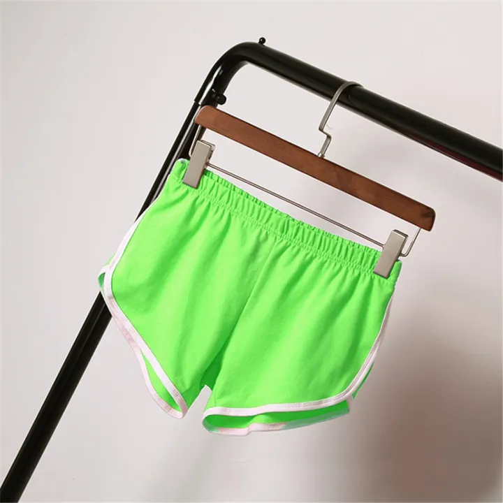 Women%E2%80%99s%20home%20leisure%20pure%20Color%20Fashion%20Yoga%20beach%20candy%20color%20sports%20shorts%20A46%20-%20Image%203