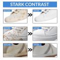 Multi-functional White Shoe Foam Cleaner, White Shoe Leather Fabrics Foam Cleaning Cream for sandals sneakers Dirt Cleaner.