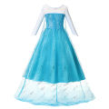 Disney Frozen Elsa Costume For Kids Girl Princess Dress Fancy Birthday Party Gown Snow Queen Children Clothing Carnival Cosplay. 