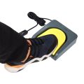 PCsensor USB Single Foot Switch Control One Key Customized Computer Keyboard Action Pedal Grey with Yellow.