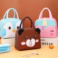 Kawaii Portable Fridge Thermal Bag Women Children's School Thermal Insulated Lunch Box Tote Food Small Cooler Bag Pouch. 