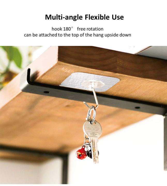 Transparent%20Reusable%20Wall%20Hangers%20Hook%2010KGS/22lb%20Waterproof-10-Pcs%20-%20Image%206