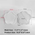 Concrete Casting Tray Mold Heat-resistant Silicone Epoxy Resin Epoxy Resin Mold Cement Concrete Mold for Jewelry Making Home Decor Craft Enthusiasts Pottery DIY Gift Crafting.