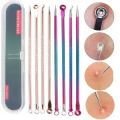 Professional Pimple Popper Tool Kit skin care product - With Comedone Extractor Milia Removal Tool Blackhead Tweezers and Whitehead Remover Tool Spot Treatment Acne Set. 