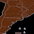 Scratch Off Interactive Map Holiday Decoration Travel. 