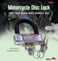 C92 Anti Hydraulic Shear Anti Theft Disk Disc Brake U Type Lock For Bike Bicycle Motorcycle Double Safety. 