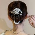 Rose Hairpin Women's Back of The Head Plate Hair Clip Headdress Temperament Twisting Clip Hairpin Hair Accessories. 