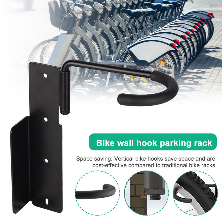 Bicycle%20Hook%20Rack%20Vertical%20Bike%20Rack%20Wall%20Mount%20for%20Space-saving%20Bicycle%20Storage%20Universal%20Garage%20Hanger%20with%20Helmet%20Hook%20less%20Than%20Space-saving%20Bike%20Rack%20-%20Image%207