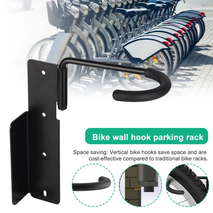 Bicycle%20Hook%20Rack%20Vertical%20Bike%20Rack%20Wall%20Mount%20for%20Space-saving%20Bicycle%20Storage%20Universal%20Garage%20Hanger%20with%20Helmet%20Hook%20less%20Than%20Space-saving%20Bike%20Rack%20-%20Image%207