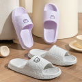 New Fashion Summer Couple Cosy Flat Slides Lithe Thin Soft Sole Sandals For Women Men Slippers Gent Shoes Home Indoor Flip Flops. 