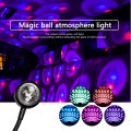 9 Modles Car Roof Star Light Interior LED Atmosphere Ambient Projector USB Decoration Night Light Multicolor music control.