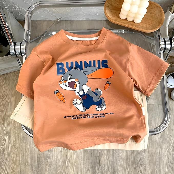 BABY%20Cotton%20Bunny%20Print%20Tshirt%20and%20Shorts%20Clothing%20Set%20for%20Kids%20Baby%20Boys%20&%20Girls%20-%20Image%202