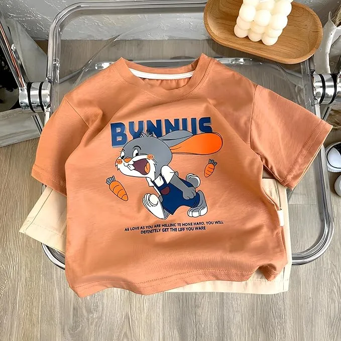 BABY%20Cotton%20Bunny%20Print%20Tshirt%20and%20Shorts%20Clothing%20Set%20for%20Kids%20Baby%20Boys%20&%20Girls%20-%20Image%202