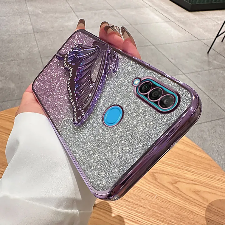 New%20Phone%20case%20Huawei%20P30%20/%20P30%20Lite%20/%20P30%20Pro%20Shiny%20Plating%20Quicksand%20Drilling%20Butterfly%20Holder%20Phone%20Case%20Clear%20Silicone%20-%20Image%206