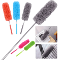 Retractable Duster Stainless Steel Long Handle Dusting Brush Car Household Cleaning Tools Microfiber Dust Brush. 