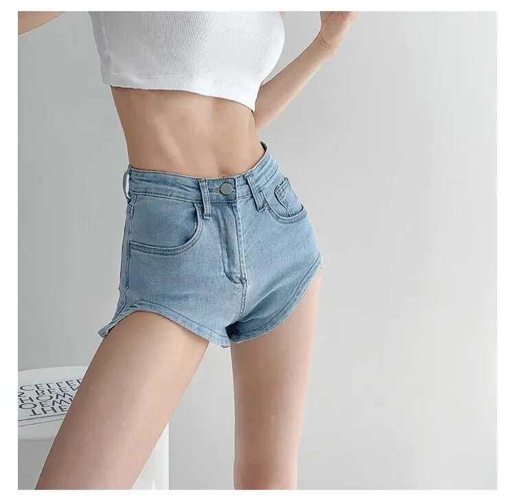 European and American Hot Girls Denim Shorts Women's Summer
